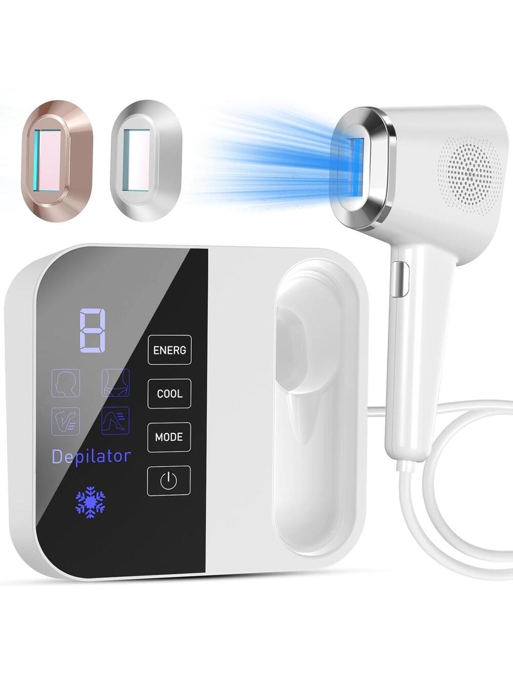 OPT Laser Hair Removal Device Beauty Salon Grade Home Hair Removal With Cooling.